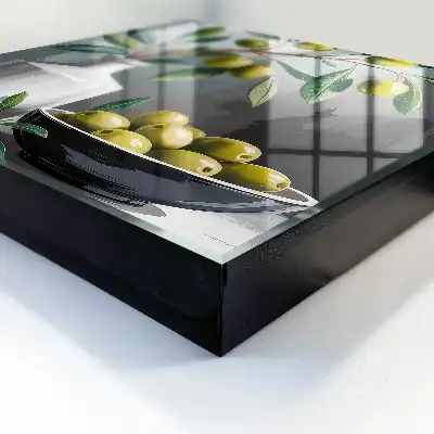 Platz für eine grüne Olivenvase