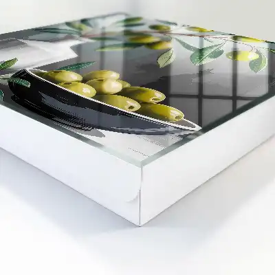 Platz für eine grüne Olivenvase