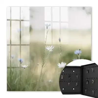 Zarte Blüten von verschwommener Natur