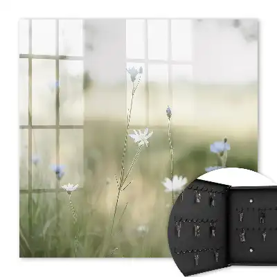 Zarte Blüten von verschwommener Natur