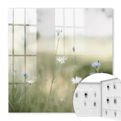 Zarte Blüten von verschwommener Natur