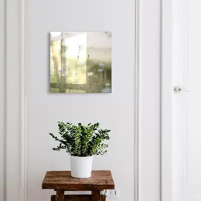 Zarte Blüten von verschwommener Natur
