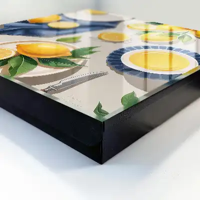 Zitronentisch aus elegantem Porzellan