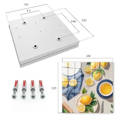 Zitronentisch aus elegantem Porzellan