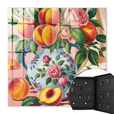Stillleben mit Blumen und Früchten