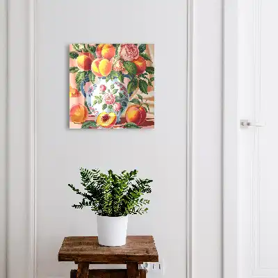 Stillleben mit Blumen und Früchten