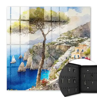 Mediterrane Landschaft des Hügels der Harmonie
