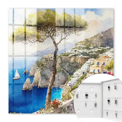 Mediterrane Landschaft des Hügels der Harmonie