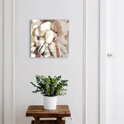 Wandbild Harmonie am Meer in Beigetönen