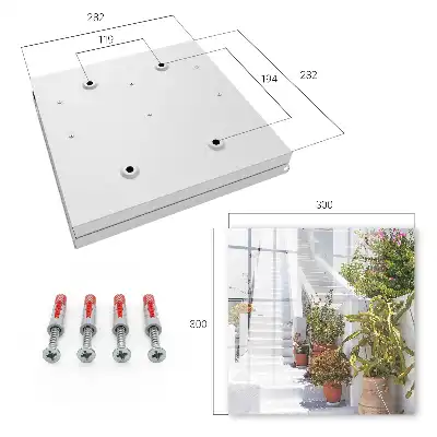 Treppe mit Topfpflanzen