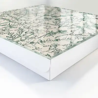 Pflanzenmotive in zarten Farben