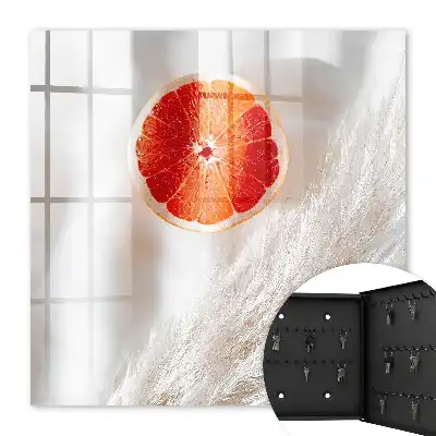 Creme aus roter Grapefruit und Boho-Gras