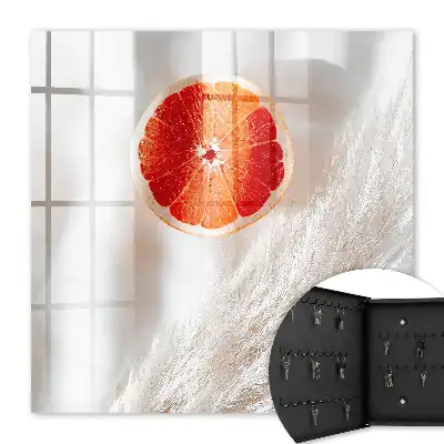 Creme aus roter Grapefruit und Boho-Gras