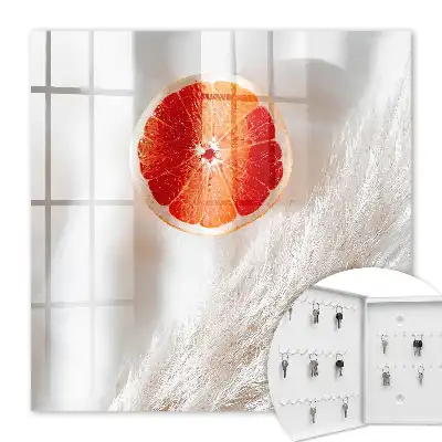 Creme aus roter Grapefruit und Boho-Gras