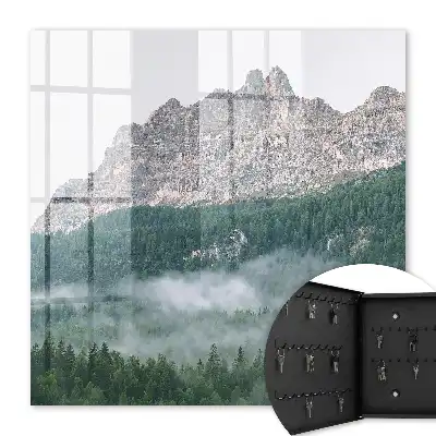 Bergpanorama im Nebel