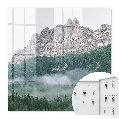Bergpanorama im Nebel