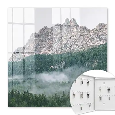 Bergpanorama im Nebel