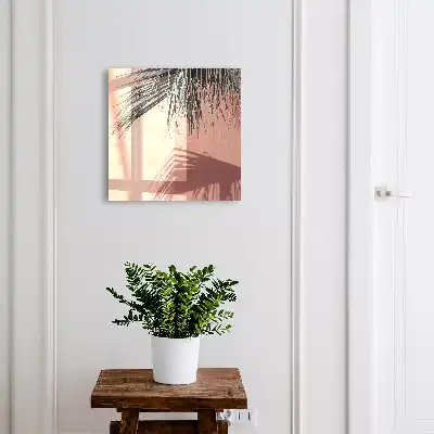 Tropische Eleganz vor einem Hintergrund mit Schattierungen