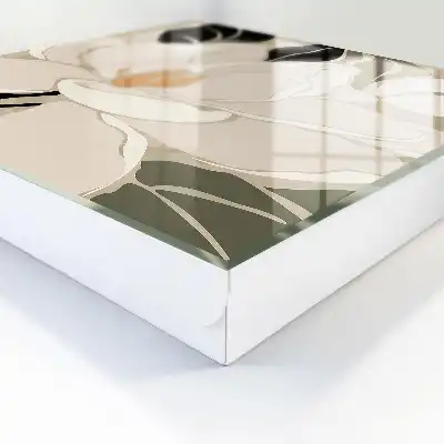 Pflanzliche Eleganz in braunen Blättern