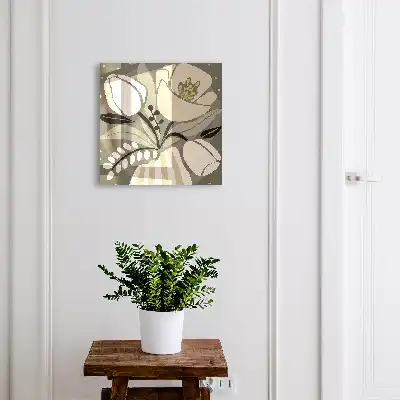 Beige Blüten in zarten Farben