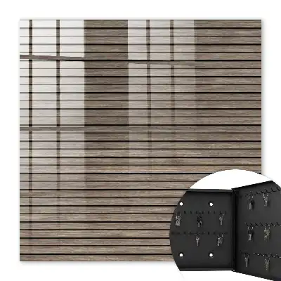 Holzbretter mit harmonischem Linien-Design