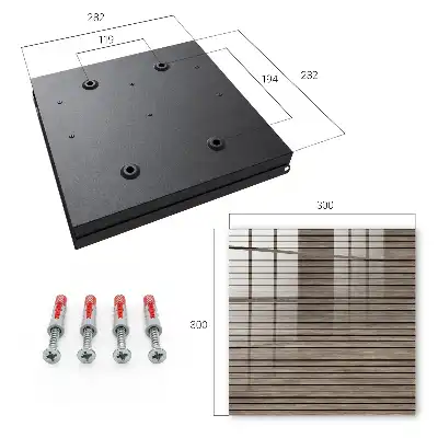 Holzbretter mit harmonischem Linien-Design