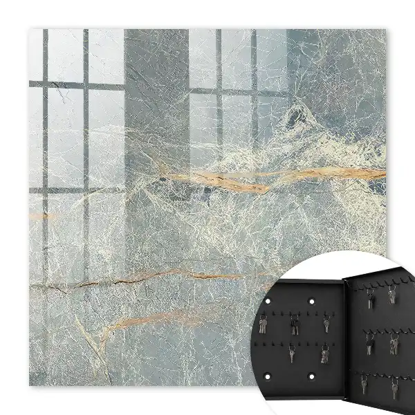 Marmoroptik mit braunen Adern