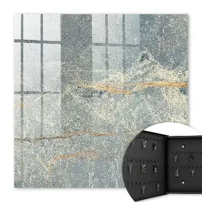 Marmoroptik mit braunen Adern