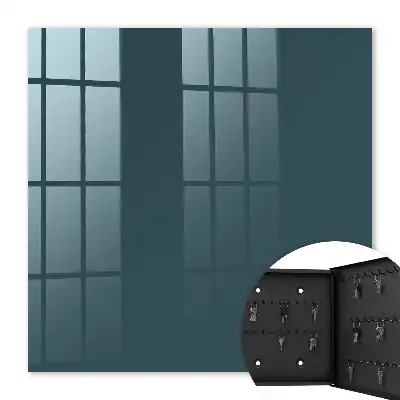 Türkisblaue Marine-Geometrie