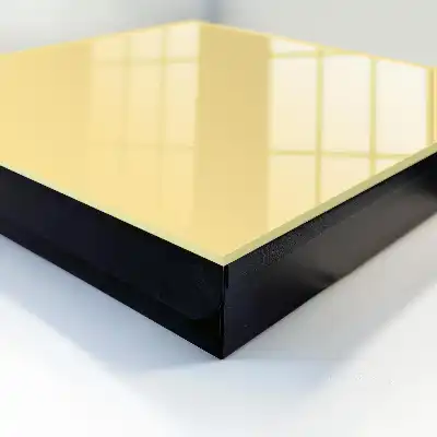 Elegante Harmonie in einem cremigen Gelbton