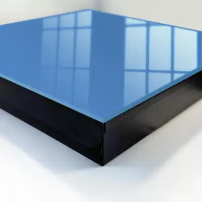 Blaue Farbe beruhigend und glättend