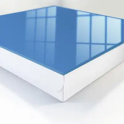 Blaue Farbe beruhigend und glättend