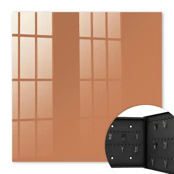 Gedämpftes Orange, warm und energiegeladen