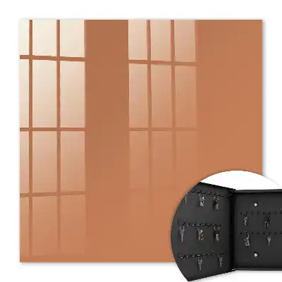 Gedämpftes Orange, warm und energiegeladen