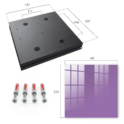 Ausdrucksstärke des minimalistischen Lila-Farbtons