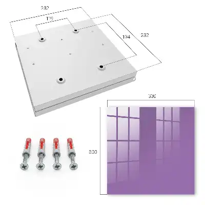 Ausdrucksstärke des minimalistischen Lila-Farbtons