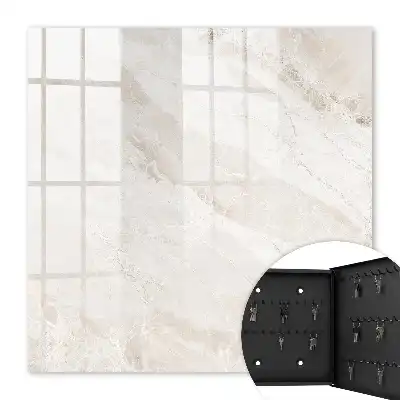 Wandbild mit neutralem Marmormuster