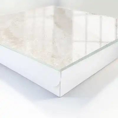 Wandbild mit neutralem Marmormuster