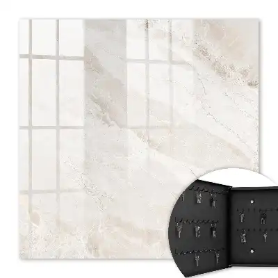 Wandbild mit neutralem Marmormuster