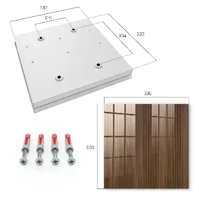 Harmonische Komposition aus Holzbrettern