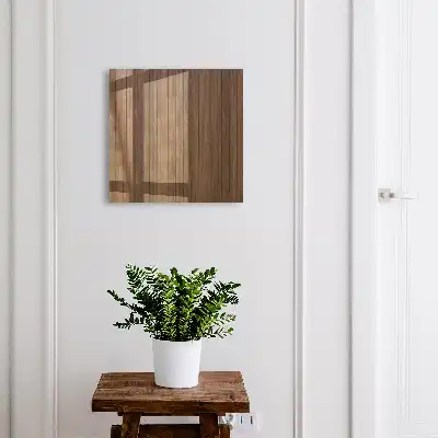 Harmonische Komposition aus Holzbrettern