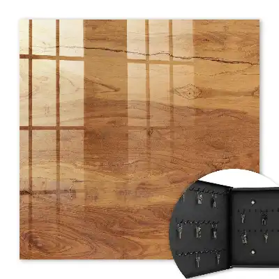 Holzstruktur mit ausdrucksstarker Maserung