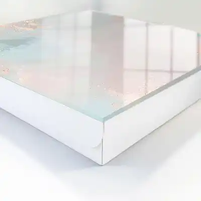 Abstraktes Wandbild in Pastellfarben für Leichtigkeit und Harmonie
