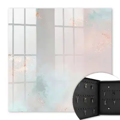 Abstraktes Wandbild in Pastellfarben für Leichtigkeit und Harmonie