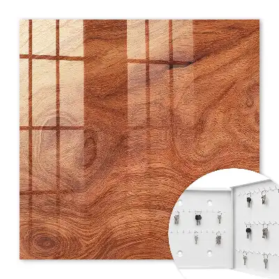 Holzstruktur in Warmbraun