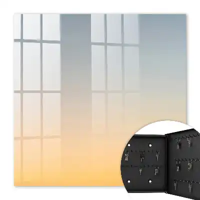 Pastellfarbenes Sonnenaufgangsgelbblau