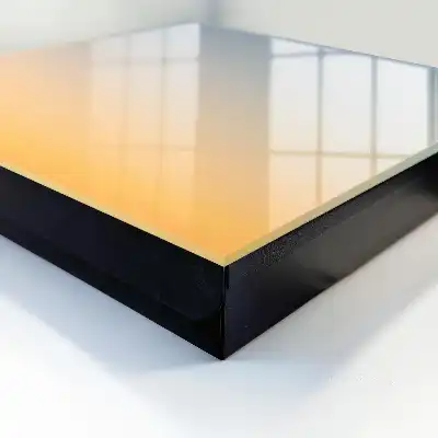 Pastellfarbenes Sonnenaufgangsgelbblau