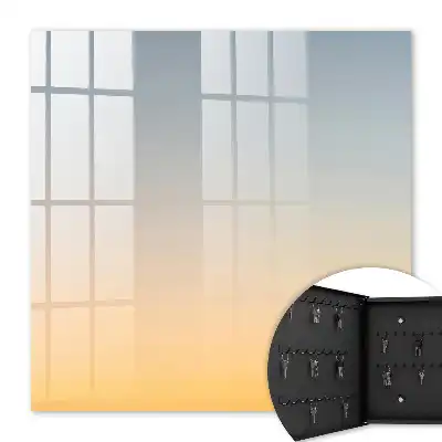 Pastellfarbenes Sonnenaufgangsgelbblau