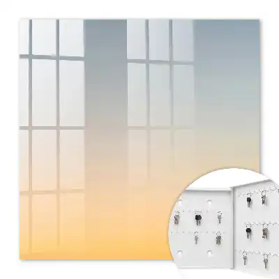 Pastellfarbenes Sonnenaufgangsgelbblau