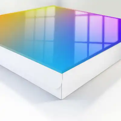 Farbenfrohes visuelles Spektakel mit Farbverlauf
